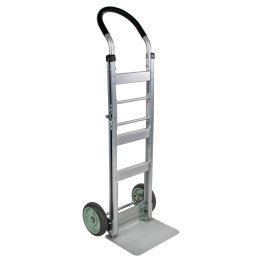 Monster Trucks® Foldable Aluminum Hand Truck with Solid Rubber Tires & Ergonomic Handle