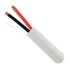 VC Vertical Cable V-Sound 16-AWG Audio Cable with PVC Jacket, 2 Conductor, 65 Strand, 500-Ft. Pull Box (White)