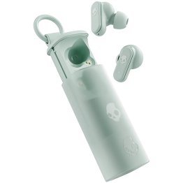 Skullcandy® Dime® Evo TWS Bluetooth® In-Ear Earbuds with Mic and Charging Case, up to 36 Hours Play Time, IPX4 Water-Resistant (Preppy Sage)