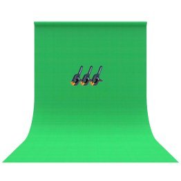 Bower® Green Screen Fabric Backdrop, 5 Ft. x 7 Ft.