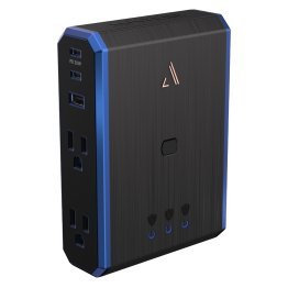 Austere® 4-AC Outlet and 3-OmniPort USB+PD20-Port 3,000-Joules V Series Power Surge Protector Wall Tap, 5S-PS4-US1
