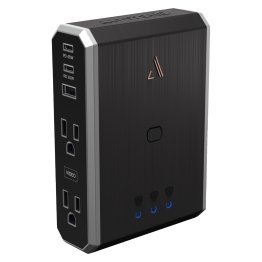 Austere® 4-AC Outlet and 3-OmniPort USB+PD45-Port 3,300-Joules VII Series Power Surge Protector Wall Tap, 7S-PS4-US1