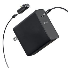 Einova® Orion 100-Watt Universal Replacement Charger for USB-C® and DC-Jack Laptops