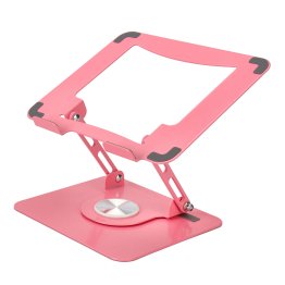 Uncaged Ergonomics® Adjustable Swivel Laptop Stand for Desk (Rose Gold)