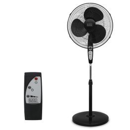 BLACK+DECKER™ 18-In. 3-Speed Oscillating Stand Fan with Remote, BFSR18 (Black)