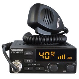 PRESIDENT Ted FCC 40-Channel 12-Volt AM/FM CB Radio, TXUS004