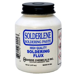Highside Chemicals Solderlene® Soldering Flux, 4-Oz. Jar with Brush Top