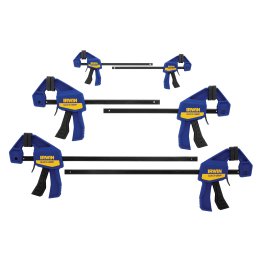 IRWIN® QUICK-GRIP® 6-Piece 1-Handed Mini Bar Clamp Set, 1964749