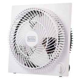 BLACK+DECKER™ 9-In. 3-Speed Portable Frameless Tabletop Box Fan, BFB09 (White)