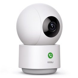 aosu 2K QHD Wi-Fi® Indoor Smart Security Camera and Monitor with 360° PTZ and Smart Motion Tracking