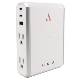 Austere® 4-AC Outlet and 3-OmniPort USB+PD20-Port 3,000-Joules V Series Power Small-Appliance Surge Protector Wall Tap, 5S-APS4-US1