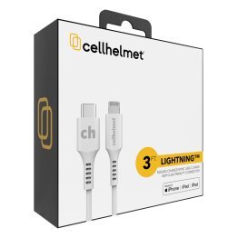 cellhelmet® Charge and Sync USB-C® to Lightning® Round Cable (3 Ft.)