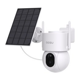 aosu 3K 5.0-MP Wi-Fi® Outdoor AI-Smart Solar Security Camera with Panoramic PTZ, Auto-Tracking, Enhanced Detection, and 2-Way Talk, C9S2CH11