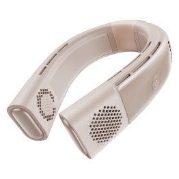 TORRAS® Portable Neck Fan, COOLiFY® 2S Neck Air Conditioner and Heater Bladeless 5,000-mAh Rechargeable (Desert Gold)