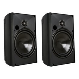 Proficient® Audio AW525 125-Watt 5-1/4-In. Indoor/Outdoor Speaker Set (Black)