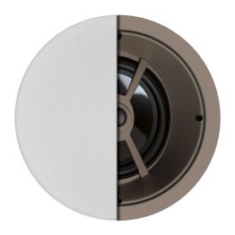 Proficient® Audio 8-In. 150-Watt Protege C841 LCR In-Ceiling Speaker with Graphite Woofer, Pivoting Silk-Dome Tweeter, and Contour Switches, 8 Ohms