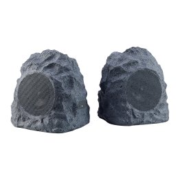 Gemini® GHRK-400-PR Bluetooth® TWS 40-Watt-Peak Outdoor Rock Speaker Set for Waterproof Patio Sound System, 2 Count