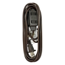 STANLEY® CordMax 3-Outlet Indoor Extension Cord (9 Ft.; Brown)