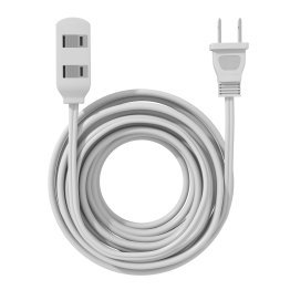 STANLEY® CordMax 3-Outlet Indoor Extension Cord (15 Ft.; White)