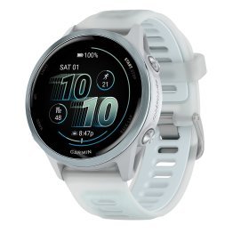 Garmin® Forerunner® 570 Running Smartwatch with 42-mm Aluminum Bezel (Whitestone/Cloud Blue)