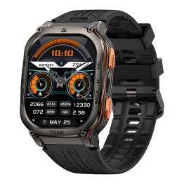 KOSPET® TANK M3 Ultra GPS Smartwatch with 1.96-In. AMOLED Touch Screen, Bluetooth®, 170+ Sports Modes, Military Grade Protection, and 1 Band (Black)