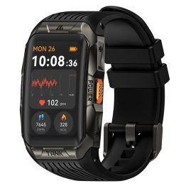KOSPET® TANK X2 Ultra GPS Smartwatch with 1.64-In. AMOLED Touch Screen, Bluetooth®, 170+ Sports Modes, and Military Grade Protection (Black)
