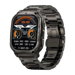 KOSPET® TANK M3 Special Edition Smartwatch with 1.96-In. AMOLED Touch Screen, Bluetooth®, 170+ Sports Modes, and Military Grade Protection (Black)