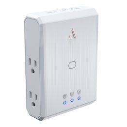 Austere® 4-AC Outlet 2,500-Joules III Series Power Small-Appliance Surge Protector Wall Tap, 3S-APS4-US1