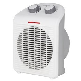 Comfort Glow® EFH1518 1,500-Watt-Max Portable Electric Fan Heater with Thermostat, White