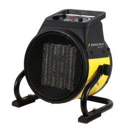 DURA HEAT® EUH1465 1,500-Watt-Max Portable Electric Forced-Air Utility Heater with Tilting Base, Yellow and Black