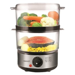 Brentwood® 400-Watt 5-Qt. 2-Tier Electric Food Steamer with Steam Trays and Lid