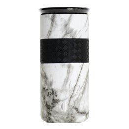 Elemental® Artisan Series Stainless Steel 16-Oz. Insulated Tumbler (White Marble)