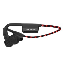 OPN Sound® Dashlyte+ Bluetooth® Open-Ear Sports Headphones with Mic and LED Neckband, up to 17 Hours Play Time, IPX5 Sweat-Resistant