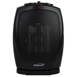 Brentwood® Kool Zone Oscillating Ceramic Space Heater & Fan
