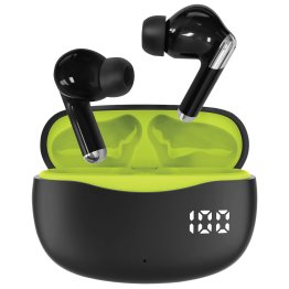 STUDIO PRO by FISHER® Active Pro TWS Bluetooth® In-Ear Earbuds with Mics and LED Charging Case, ANC, up to 20 Hours Play Time, IPX4 Sweatproof (Green)