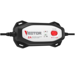 Vector® 2-Amp Automatic Battery Charger/Maintainer with 6-Volt/12-Volt Selector, VECBC2