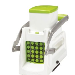Starfrit® Pro Fry Cutter and Cuber Multiuse Kitchen Tool, White with Green