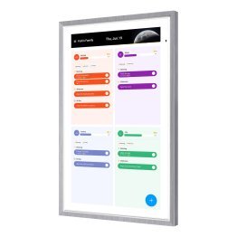 Apolosign® 27-In. Dual-Mode Digital Calendar, Wall Planner, and Smart Family Organizer (Spruce Gray)