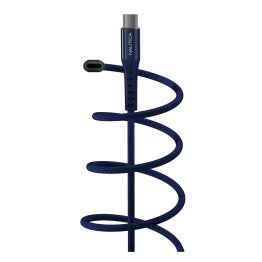 Nautica® 4-Ft. 65-Watt USB-C® to USB-C® Cable with LED Ends, Urban CB510 (Navy)