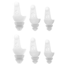 Mixx® assistive audio Sleep Noise-Reducing Low-Profile Earplugs with Travel Case