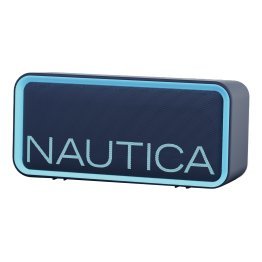 Nautica® 10-Watt-Peak Urban SP100 Portable Bluetooth® Rechargeable Speaker with TWS, USB/microSD™/Aux, IPX5, up to 7 Hours Play Time (Navy Blue)