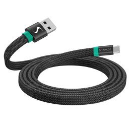 Scapade™ MagLink A USB-C® to USB-A Magnetic Flat Cable with 60-Watt PD Fast Charging (6.5 Ft.)