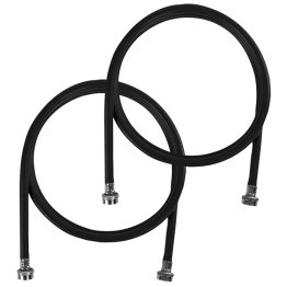 Certified Appliance Accessories® 2 pk Black EPDM Washing Machine Hoses (10 Ft.)