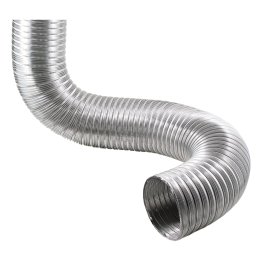 Deflecto® 8-Ft. Semi-Rigid Flexible Aluminum Duct (4 In. Diameter)