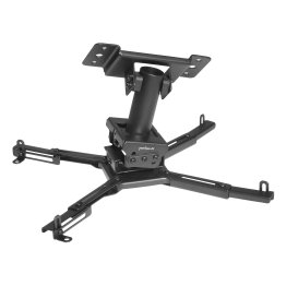 TruVue™+ by Peerless-AV® Adjustable Universal Projector Mount for Flat or Angled Ceilings, 5.1-In. to 18.5-In. Mounting Pattern, Holds up to 99 Lbs.
