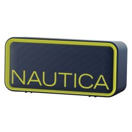 Nautica® 10-Watt-Peak Urban SP100 Portable Bluetooth® Rechargeable Speaker with TWS, USB/microSD™/Aux, IPX5, up to 7 Hours Play Time (Navy/Yellow)