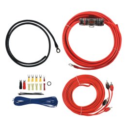 T-Spec® v6 SERIES 400-Watt 8-Gauge Mini ANL Amp Installation Kit with RCA Cables
