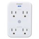 Energizer® Connect Smart Wi-Fi® 4-Outlet Wall Tap