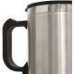 Brentwood® Geojug 16-Oz. Stainless Steel 12-Volt Heated Travel Mug (Silver)