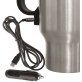 Brentwood® Geojug 16-Oz. Stainless Steel 12-Volt Heated Travel Mug (Silver)